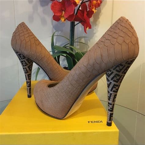 fendi heels shoes|Fendi heels authentic.